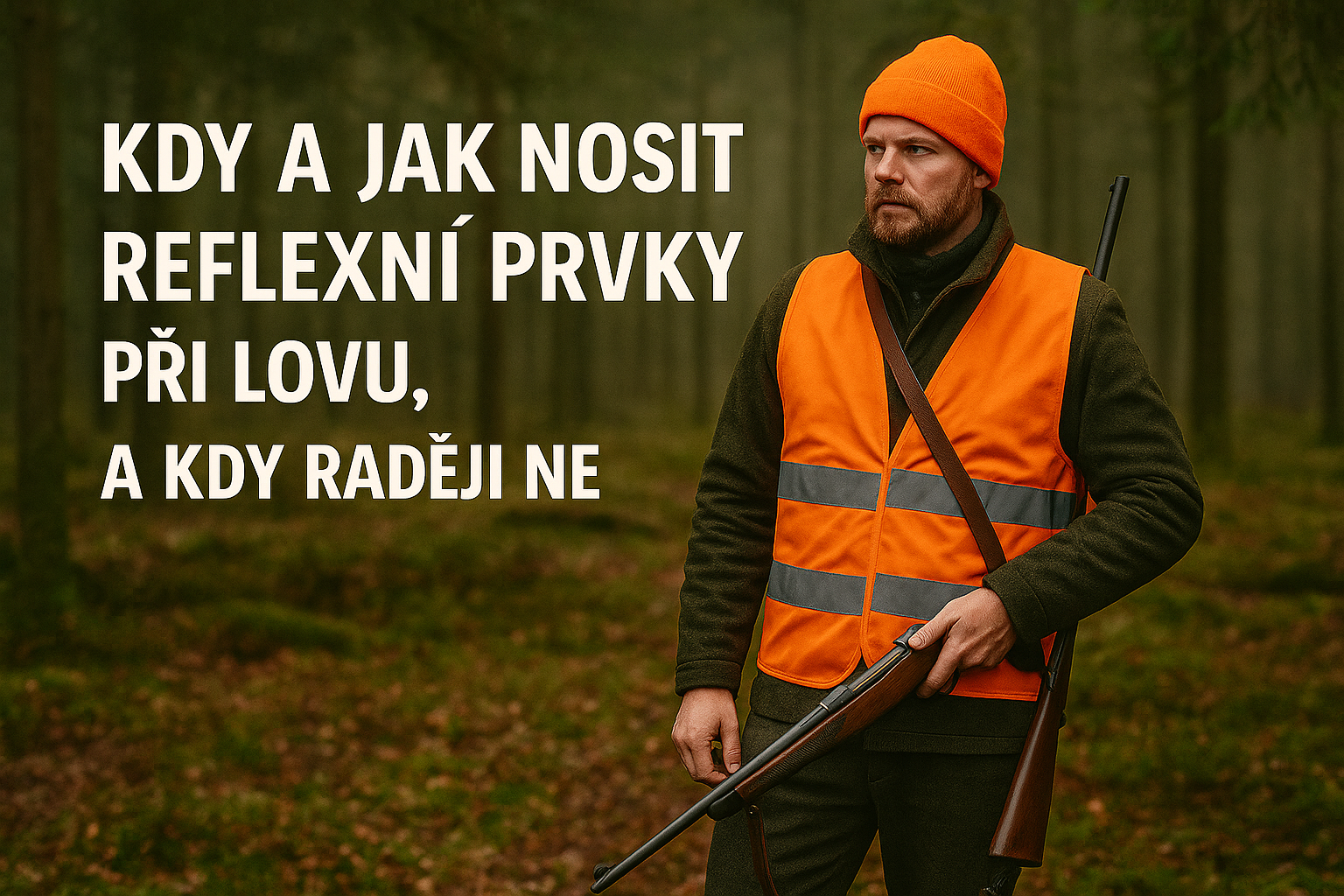 Kdy a jak nosit reflexní prvky při lovu, a kdy raději ne