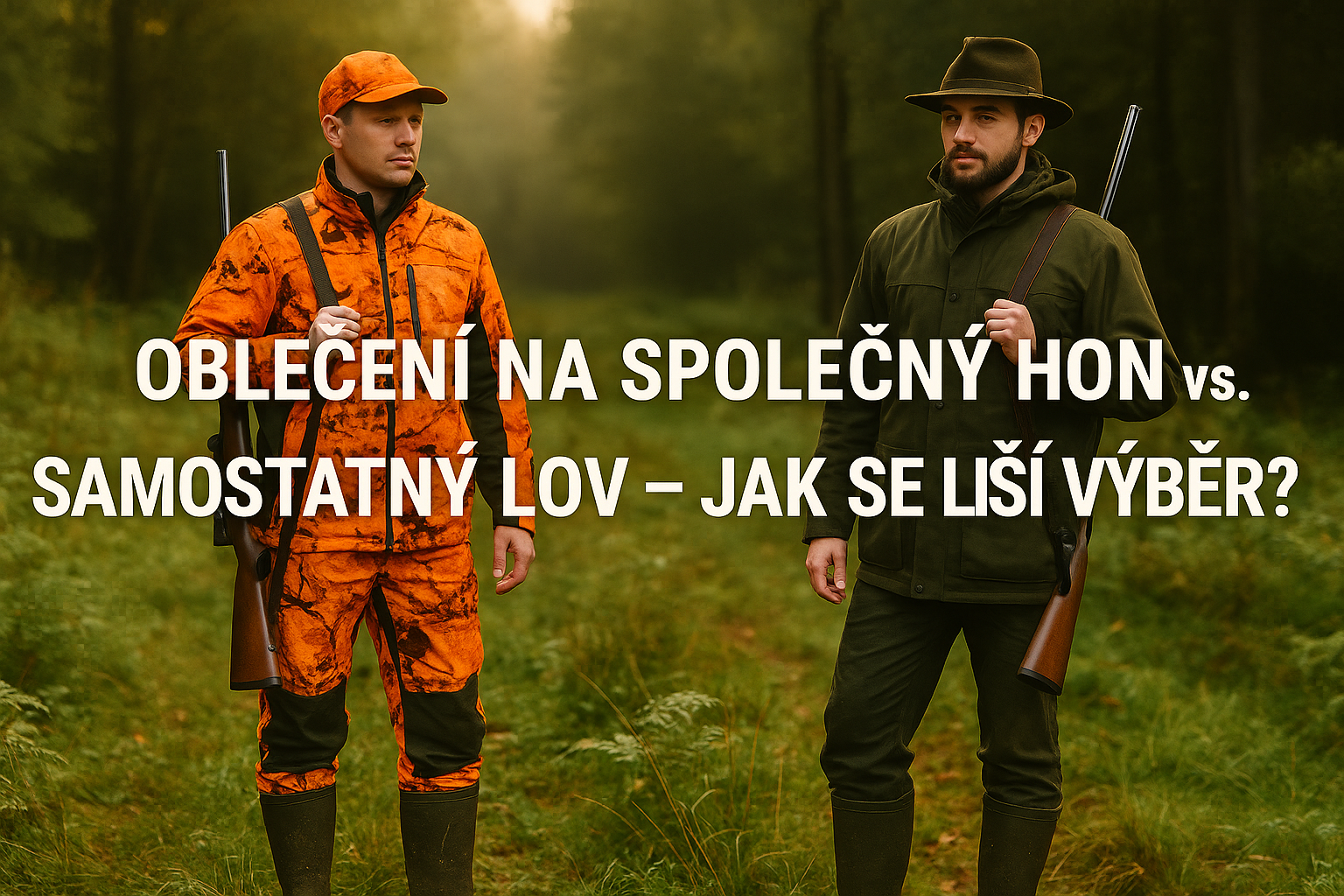 Oblečení na společný hon vs. samostatný lov – jak se liší výběr?