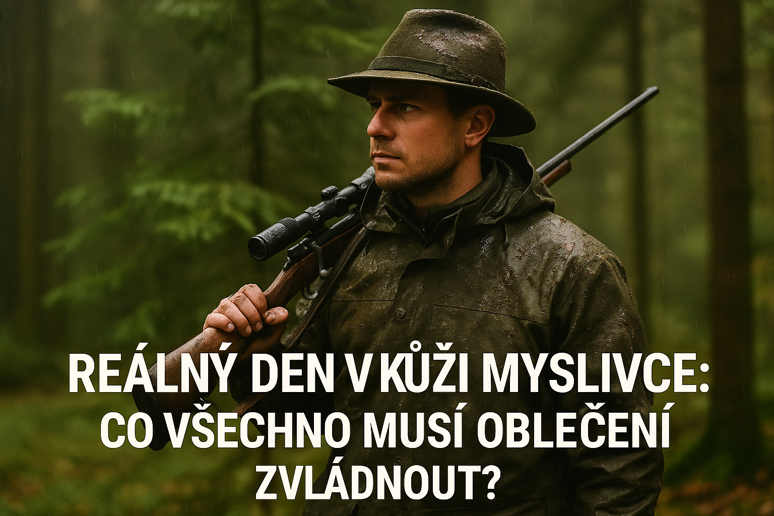 Reálný den v kůži myslivce: Co všechno musí oblečení zvládnout?