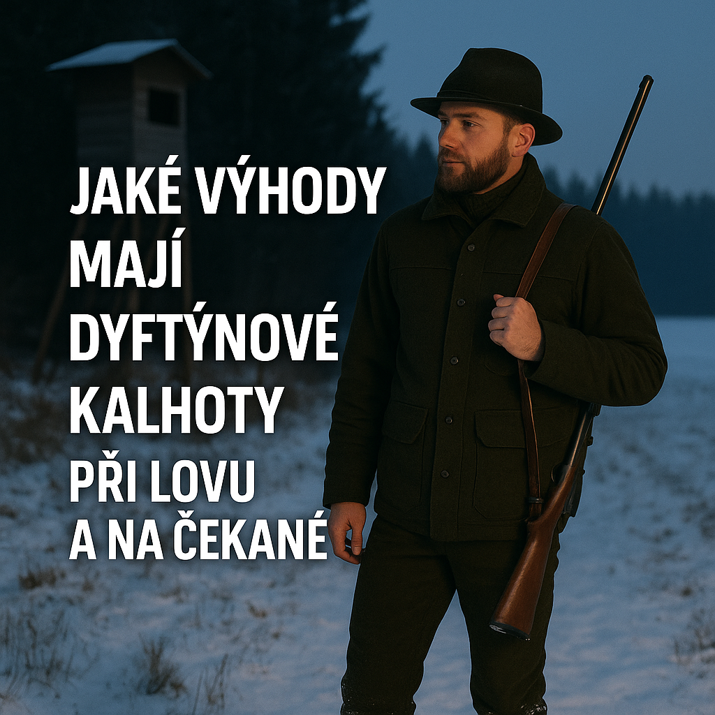 Jaké výhody mají dyftýnové kalhoty při lovu a na čekané