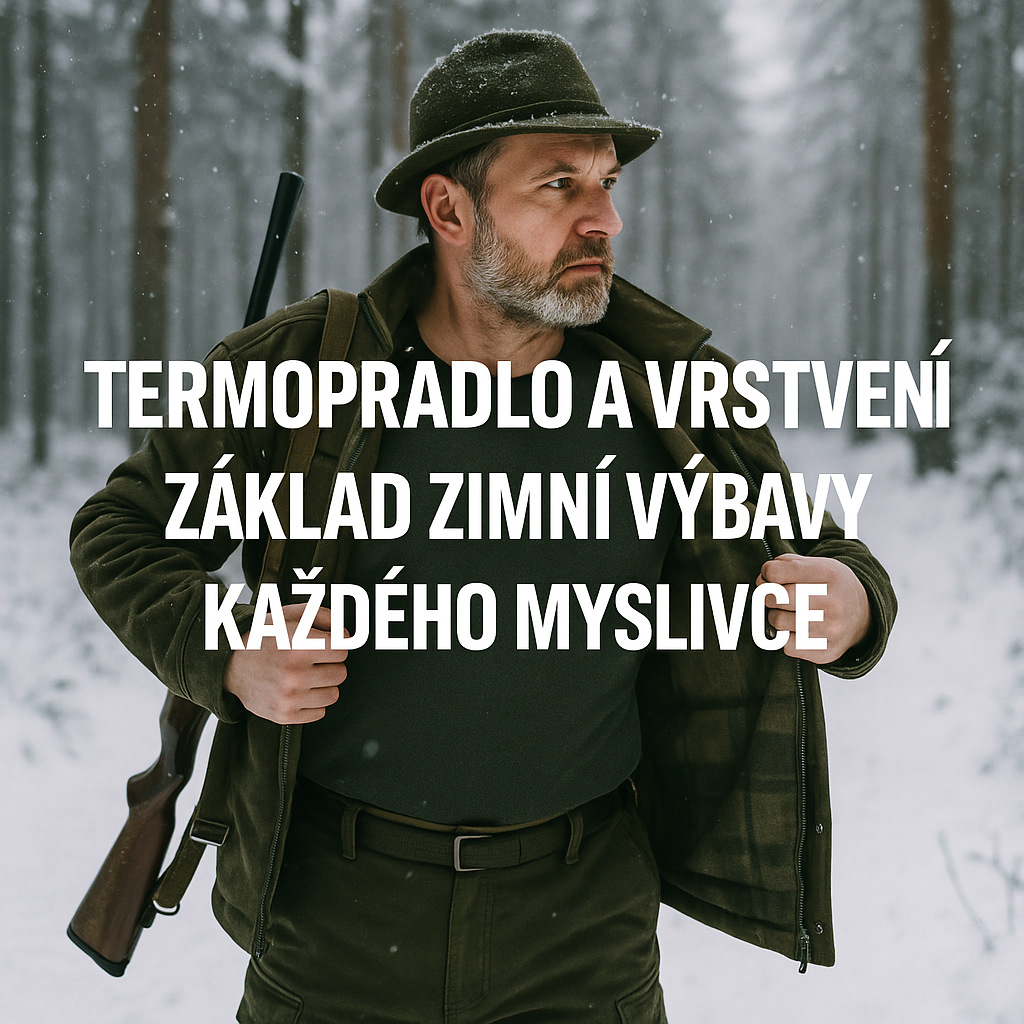 Termoprádlo a vrstvení – základ zimní výbavy každého myslivce