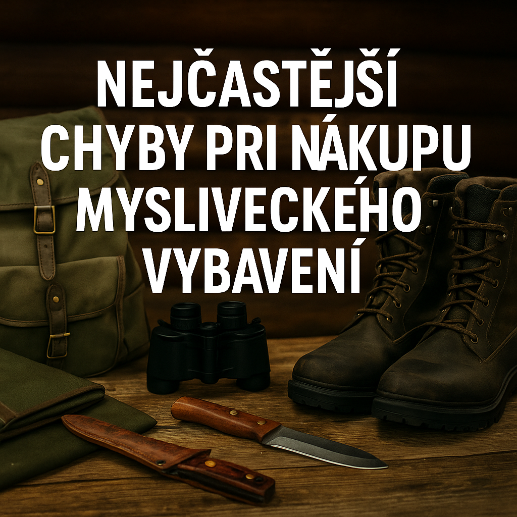 Nejčastější chyby při nákupu mysliveckého vybavení