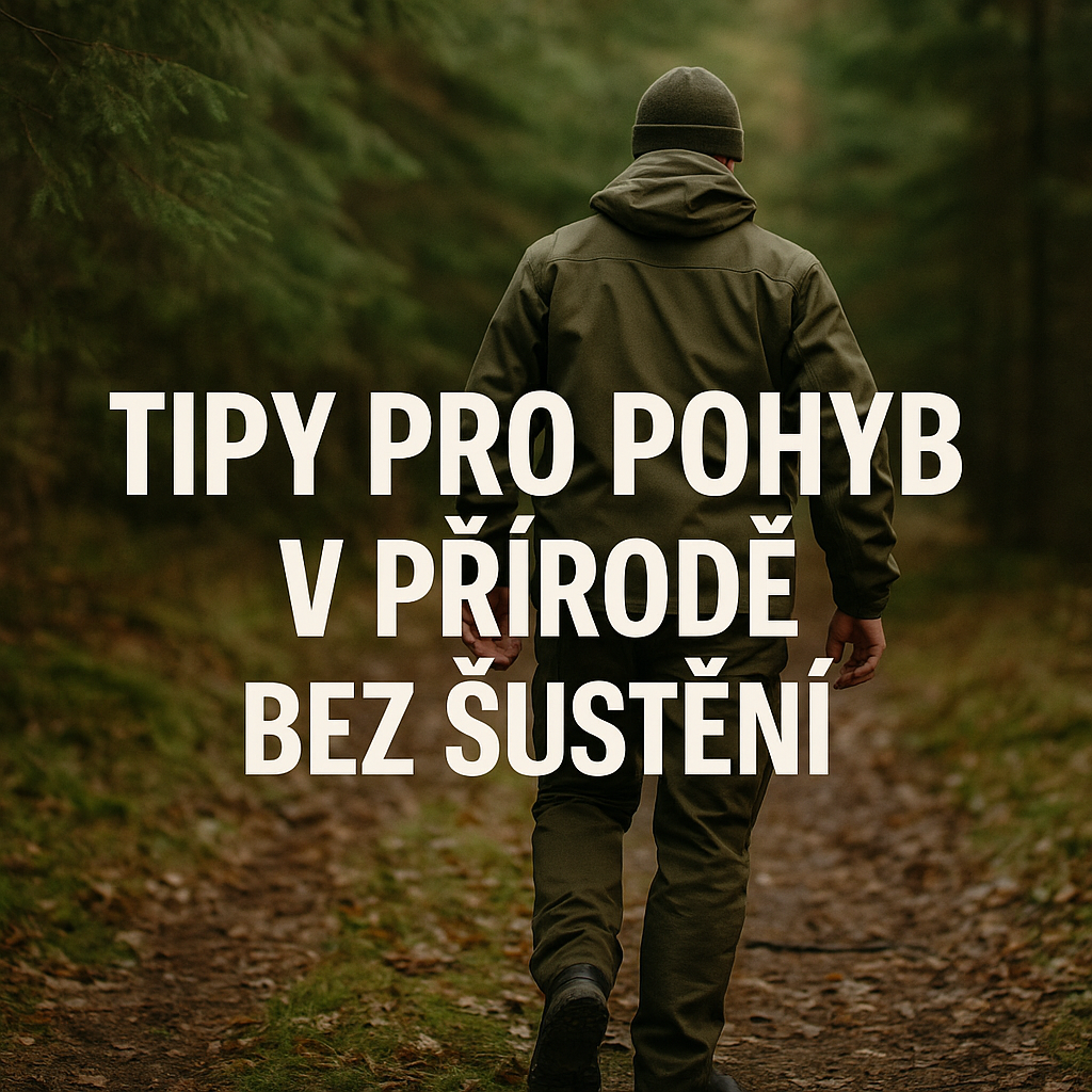 Tipy pro pohyb v přírodě bez šustění