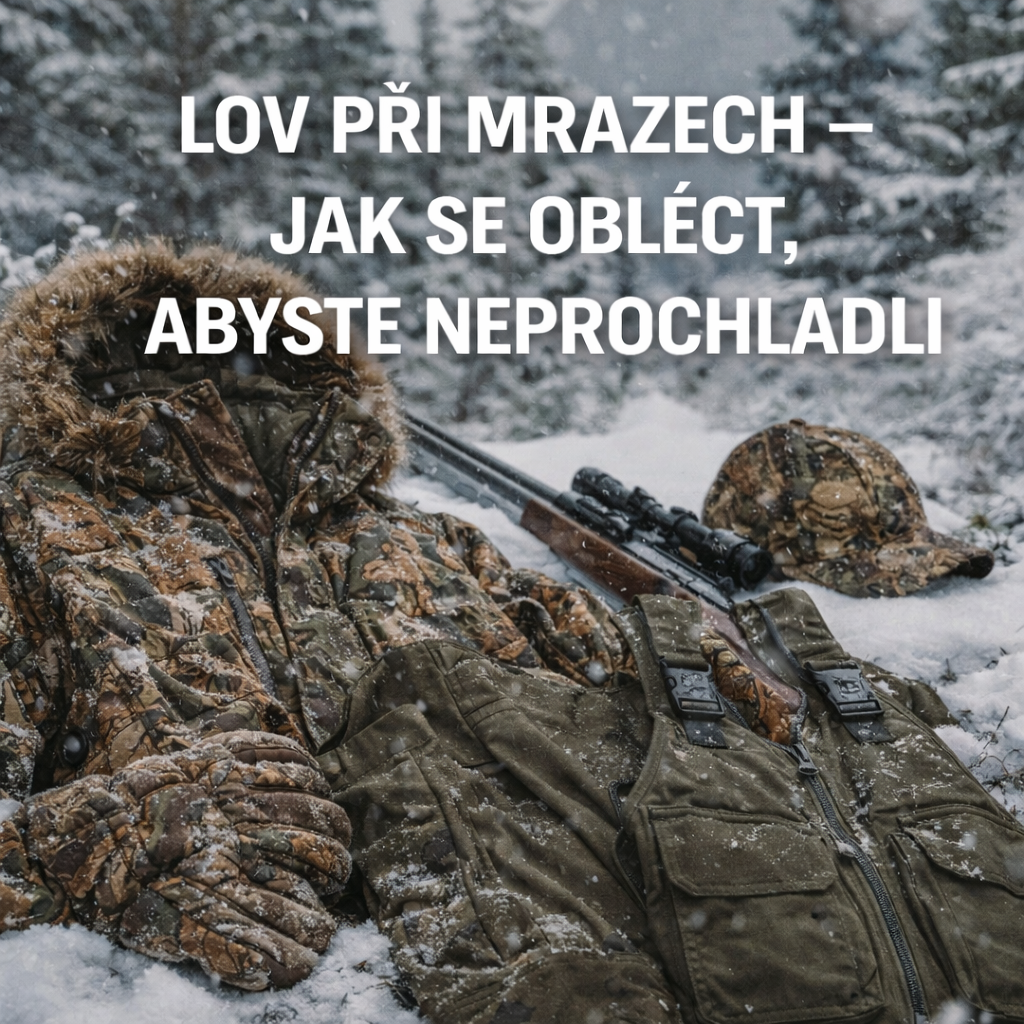 Lov při mrazech – jak se obléct, abyste neprochladli