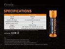 Fenix, dobíjecí baterie 21700, 5000mAh - Obrázek (1)
