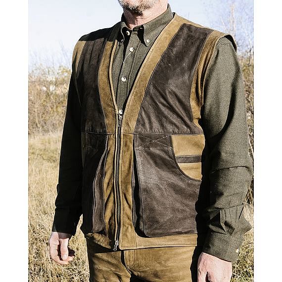 Kožená vesta Carl Mayer Pollau vel. 52 - Obrázek Kožená vesta Carl Mayer Pollau vel. 52 - Obrázek