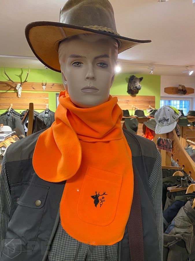 Šála jednoduchá PXT oranžová s kapsičkou - Obrázek (1) Šála jednoduchá PXT oranžová s kapsičkou - Obrázek (1)