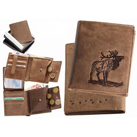 17 Myslivecká peněženka na výšku, myslivecké vzory - Obrázek 17 Myslivecká peněženka na výšku, myslivecké vzory - Obrázek