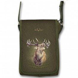 B94/b Lovecká brašna text. zelená jelen 28x33x7cm - Obrázek B94/b Lovecká brašna text. zelená jelen 28x33x7cm - Obrázek