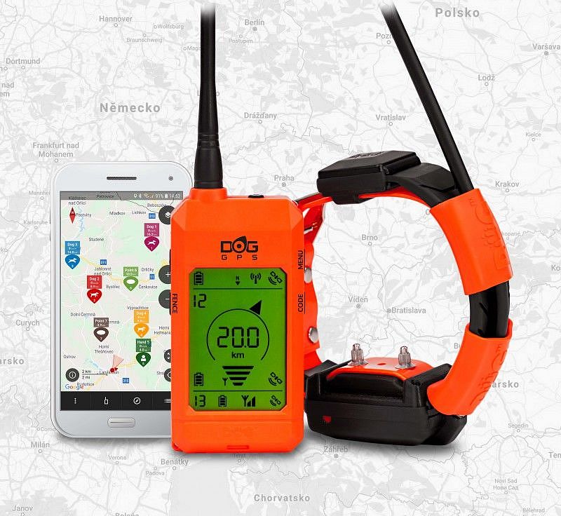 DOG GPS obojek X30T-s výcvikovým modulem