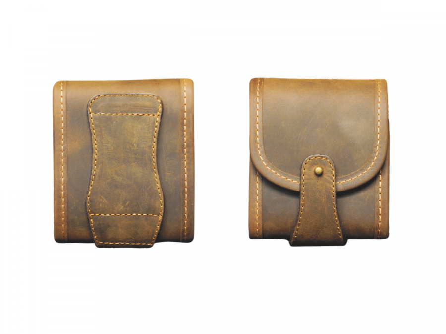 GBP05 Kožené pouzdro na náboje, hnědé 7 ks,  - Obrázek GBP05 Kožené pouzdro na náboje, hnědé 7 ks,  - Obrázek