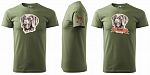Pánské myslivecké tričko 129 PXT CREATIVE se psem khaki vel. XXL - Obrázek (18)