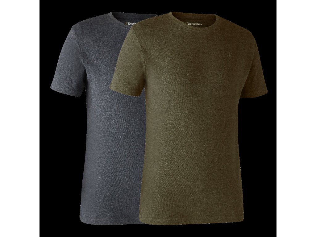 Deerhunter tričko 2-pack, Basic O-neck