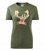 Dámské myslivecké tričko 134 PXT CREATIVE khaki se zvěří vel. M - Obrázek (7) Dámské myslivecké tričko 134 PXT CREATIVE khaki se zvěří vel. M - Obrázek (7)