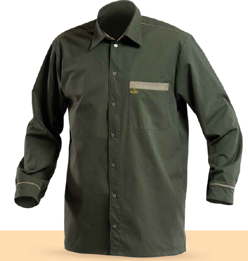Košile pánská Jarda dlouhý rukáv do přírody prodloužená vel. 46 - Obrázek Košile pánská Jarda dlouhý rukáv do přírody prodloužená vel. 46 - Obrázek