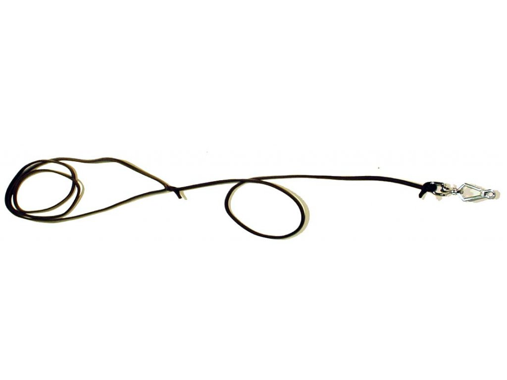 Vodítko vypouštěcí kulaté, kůže 6 mm, VO10/P přírodní  - Obrázek Vodítko vypouštěcí kulaté, kůže 6 mm, VO10/P přírodní  - Obrázek