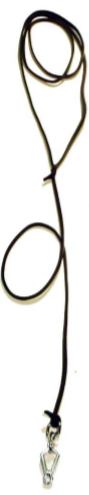 Vodítko vypouštěcí kulaté, kůže 6 mm, VO10/H hnědé - Obrázek Vodítko vypouštěcí kulaté, kůže 6 mm, VO10/H hnědé - Obrázek