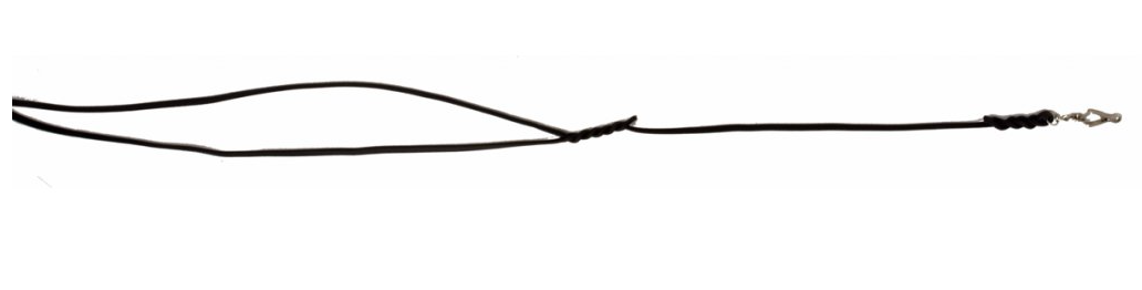 Vodítko vypouštěcí kulaté, kůže 4 mm, VO101H hnědé