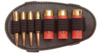 Návlek na pažbu kožený NP52 kombinovaný - Obrázek Návlek na pažbu kožený NP52 kombinovaný - Obrázek