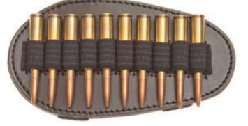 Návlek na pažbu kožený NP53 kulový - Obrázek Návlek na pažbu kožený NP53 kulový - Obrázek