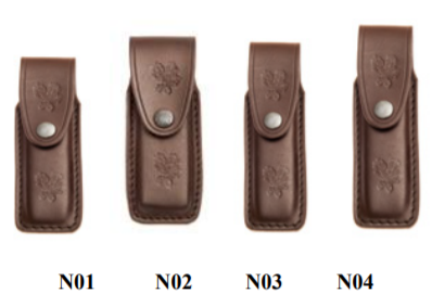 Pouzdro na zavírací nůž plochý N 02 13x2,5x1,5 - Obrázek Pouzdro na zavírací nůž plochý N 02 13x2,5x1,5 - Obrázek