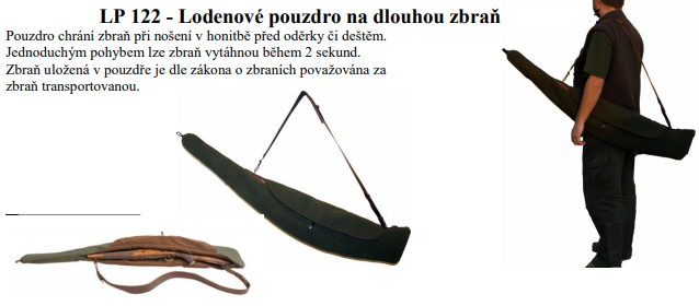 Lodenové pouzdro na dlouhou zbrań, LP 122