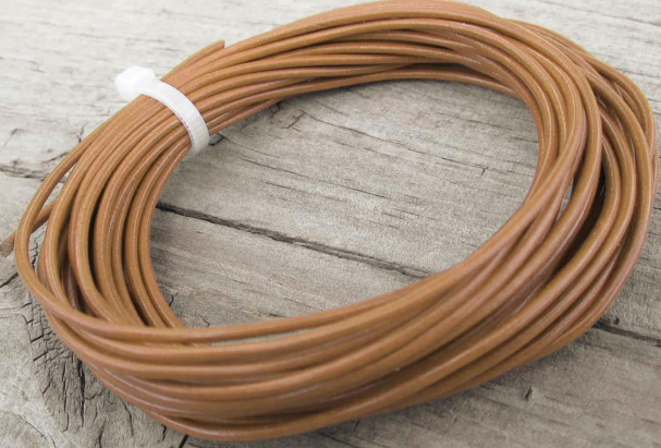 K53 Metráž - kulatá přírodní kůže pr. 5 mm - Obrázek K53 Metráž - kulatá přírodní kůže pr. 5 mm - Obrázek