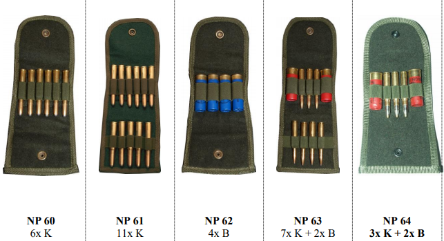 NP61-pouzdro na 11KN loden